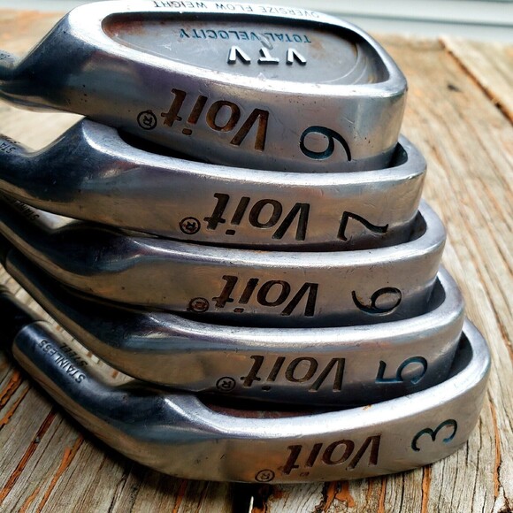 Voit Total Velocity Pintracker 3,5,6,7,9 Irons RH Golf Clubs Soft Kelmac Grip - Picture 3 of 7
